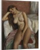 Young Woman Relaxing; Jeune Femme se Reposant, by Ramon Pichot Girones