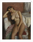 Young Woman Relaxing; Jeune Femme se Reposant, by Ramon Pichot Girones