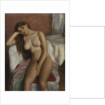 Young Woman Relaxing; Jeune Femme se Reposant, by Ramon Pichot Girones