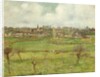 View of Bazincourt; Vue de Bazincourt, 1884 by Camille Pissarro