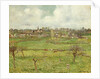 View of Bazincourt; Vue de Bazincourt, 1884 by Camille Pissarro
