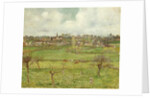 View of Bazincourt; Vue de Bazincourt, 1884 by Camille Pissarro