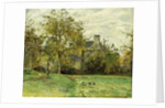 Piette's House in Montfoucault by Camille Pissarro