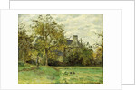 Piette's House in Montfoucault by Camille Pissarro