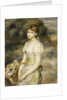 Young Girl Carrying a Basket of Flowers; Jeune Fille Portant une Corbeille de Fleurs, 1888 by Pierre Auguste Renoir