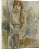 Model Sitting; Modele Assis, by Jules Pascin
