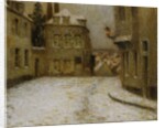 Neige, Montmartre by Henri Eugene Augustin Le Sidaner