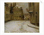Neige, Montmartre by Henri Eugene Augustin Le Sidaner