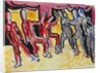 Mary Wigman Dance Group by Ernst Ludwig Kirchner