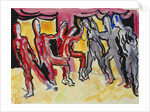 Mary Wigman Dance Group by Ernst Ludwig Kirchner