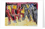 Mary Wigman Dance Group by Ernst Ludwig Kirchner
