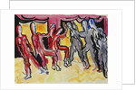 Mary Wigman Dance Group by Ernst Ludwig Kirchner