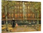 The Pond at the Palais Royal; Le Bassin au Palais Royal by Henri Eugene Augustin Le Sidaner