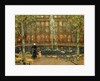 The Pond at the Palais Royal; Le Bassin au Palais Royal by Henri Eugene Augustin Le Sidaner