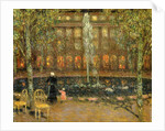 The Pond at the Palais Royal; Le Bassin au Palais Royal by Henri Eugene Augustin Le Sidaner