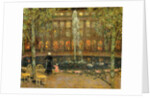 The Pond at the Palais Royal; Le Bassin au Palais Royal by Henri Eugene Augustin Le Sidaner