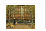 The Pond at the Palais Royal; Le Bassin au Palais Royal by Henri Eugene Augustin Le Sidaner