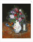 Vase of Flowers and Bowl of Fruit; Vase de Fleurs et Bol de Fruits, by Gustave Loiseau