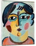 Girl's Head; Madchen Kopf by Alexej von Jawlensky