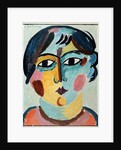 Girl's Head; Madchen Kopf by Alexej von Jawlensky