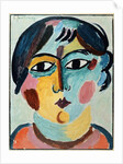 Girl's Head; Madchen Kopf by Alexej von Jawlensky