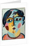 Girl's Head; Madchen Kopf by Alexej von Jawlensky
