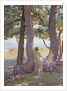 Two Nudes under Pine-Trees; Deux Nus sous les Pins, 1925 by Theo van Rysselberghe