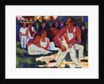 Wrestler; by Ernst Ludwig Kirchner