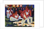 Wrestler; by Ernst Ludwig Kirchner