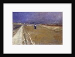 Walk Beside Railway; Promenade a cote du Chemin de Fer by Theophile Alexandre Steinlen