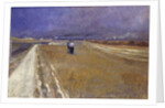 Walk Beside Railway; Promenade a cote du Chemin de Fer by Theophile Alexandre Steinlen