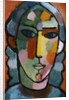 Head of Girl; Madchenkopf, c. 1915-16 by Alexej von Jawlensky