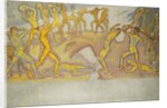 Clash of the Titans; Kampf der Titanen, c.1913-1915 by Koloman Moser