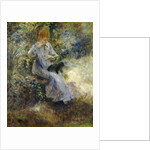 Woman and Black Dog; Femme au Chien Noir, 1874 by Pierre Auguste Renoir