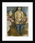 Asian in Blue Stockings; Asiatique aux Bas Bleus, 1922 by Jules Pascin
