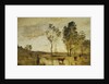 The Ford; Cows on the Edge of a Ford; Le Gue; Vaches au Bord du Gue, c.1870-1873 by Jean Baptiste Camille Corot