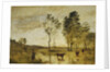 The Ford; Cows on the Edge of a Ford; Le Gue; Vaches au Bord du Gue, c.1870-1873 by Jean Baptiste Camille Corot