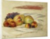 Apples and Grapes; Pommes et Raisins, c. 1910 by Pierre Auguste Renoir
