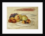 Apples and Grapes; Pommes et Raisins, c. 1910 by Pierre Auguste Renoir
