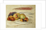 Apples and Grapes; Pommes et Raisins, c. 1910 by Pierre Auguste Renoir
