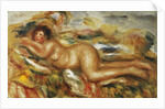 Nude Woman on the Grass by Pierre Auguste Renoir