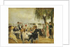 Garden Cafe on the Elbe, 1902 by Max Liebermann