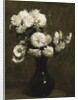 Chrysanthemums; Chrysanthemes, 1871 by Ignace Henri Jean Fantin-Latour