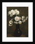 Chrysanthemums; Chrysanthemes, 1871 by Ignace Henri Jean Fantin-Latour