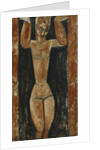 Caryatid; Cariatide, c.1911-1913 by Amedeo Modigliani