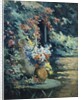 Flowers in a Landscape; Bouquet de Fleurs dans un Paysage by Maximilien Luce