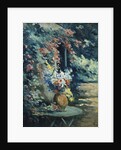 Flowers in a Landscape; Bouquet de Fleurs dans un Paysage by Maximilien Luce