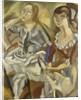 Young Women at a Table; Jeunes Filles Attablees, c.1915-1919 by Jules Pascin