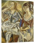 Young Women at a Table; Jeunes Filles Attablees, c.1915-1919 by Jules Pascin