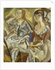 Young Women at a Table; Jeunes Filles Attablees, c.1915-1919 by Jules Pascin